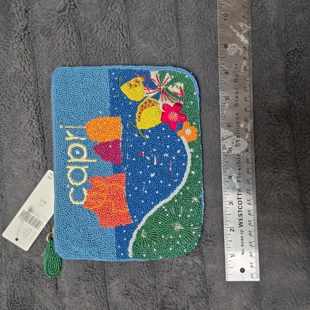 Anthropologie X Daniella Manini Beaded Capri City Pouch, New With Tags! - Picture 6 of 17